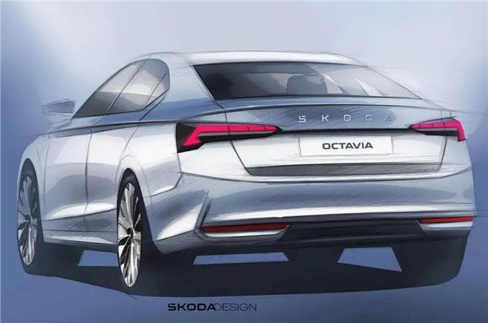 Skoda Octavia facelift rear quarter